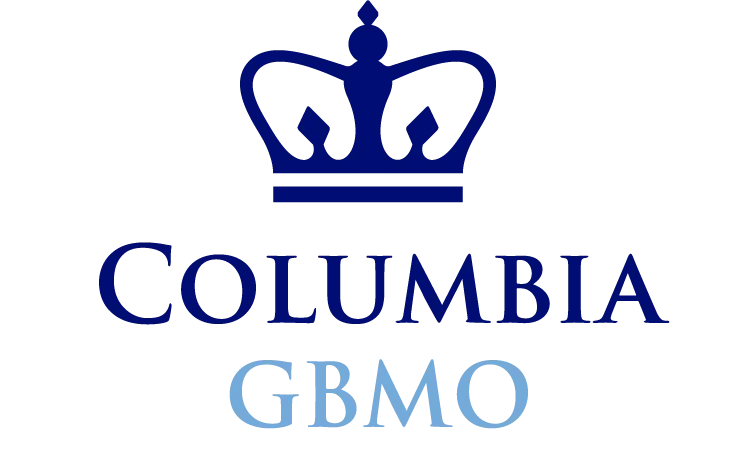 Blue Columbia crown over Columbia GBMO Text